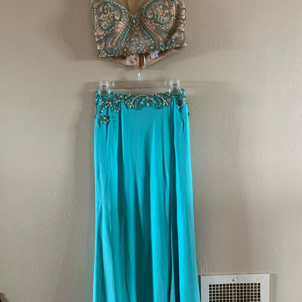 Prom dress blue